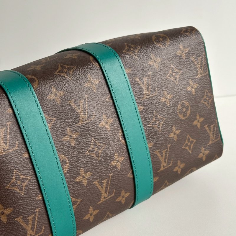 99新🆕 全配有購證🙌🏻 Louis Vuitton LV 路易威登 Keepall 35 老花綠💚-9
