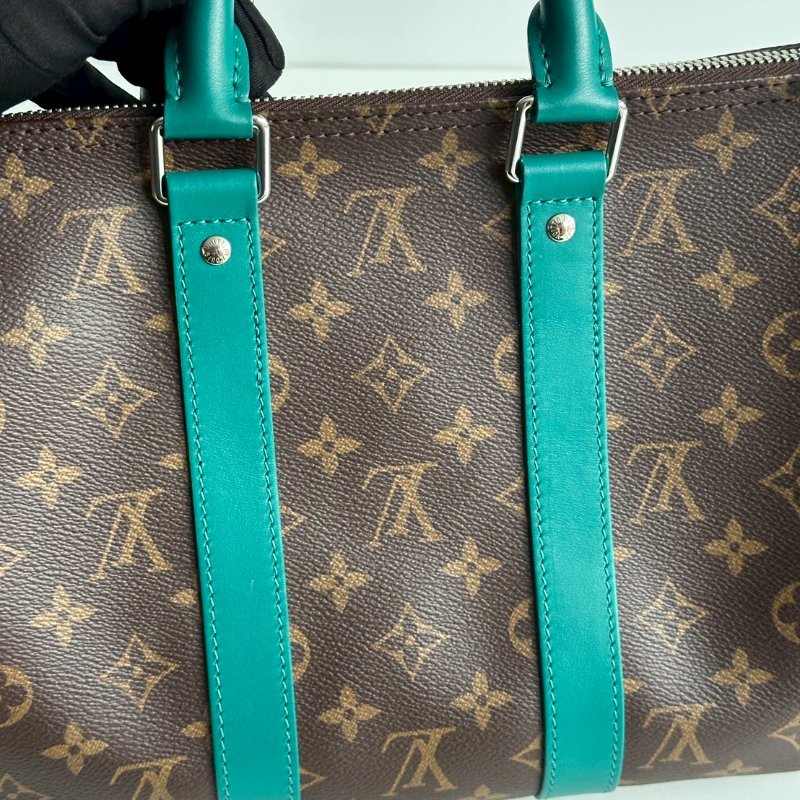 99新🆕 全配有購證🙌🏻 Louis Vuitton LV 路易威登 Keepall 35 老花綠💚-12