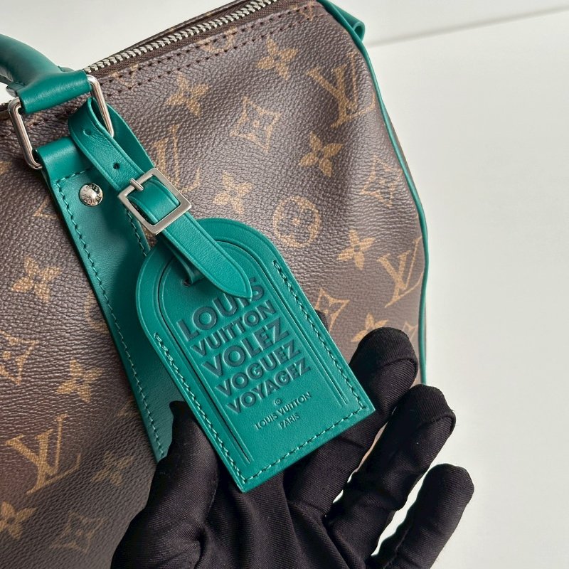 99新🆕 全配有購證🙌🏻 Louis Vuitton LV 路易威登 Keepall 35 老花綠💚-13