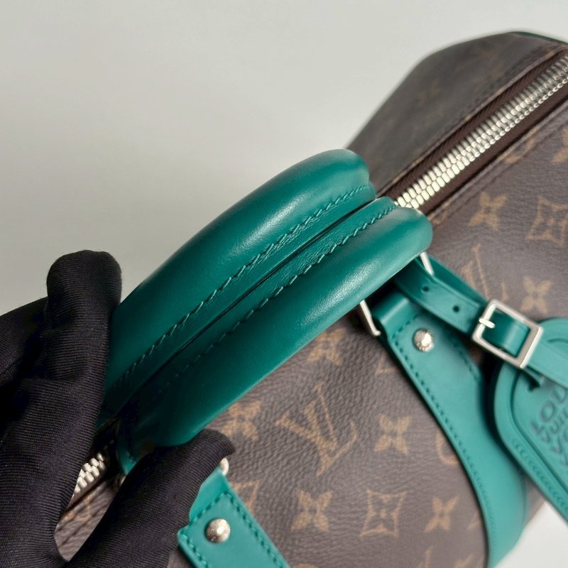 99新🆕 全配有購證🙌🏻 Louis Vuitton LV 路易威登 Keepall 35 老花綠💚-14