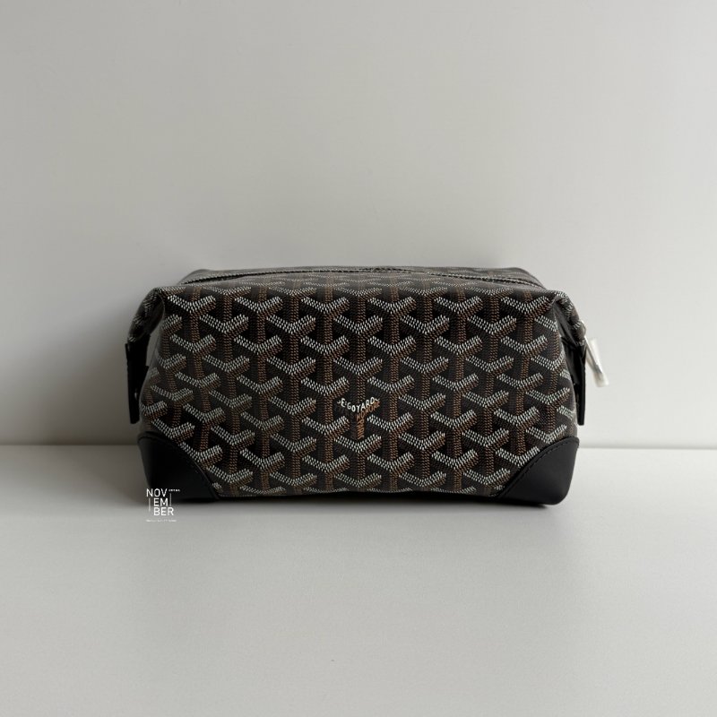 全新有購證🙌🏻 Goyard 戈雅 Bowling 25 Toiletry Bag 飯盒包 洗漱包 黑色-0