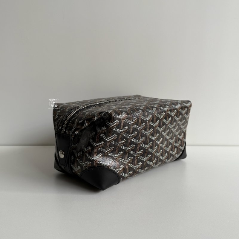 全新有購證🙌🏻 Goyard 戈雅 Bowling 25 Toiletry Bag 飯盒包 洗漱包 黑色-1