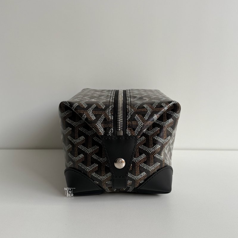 全新有購證🙌🏻 Goyard 戈雅 Bowling 25 Toiletry Bag 飯盒包 洗漱包 黑色-2