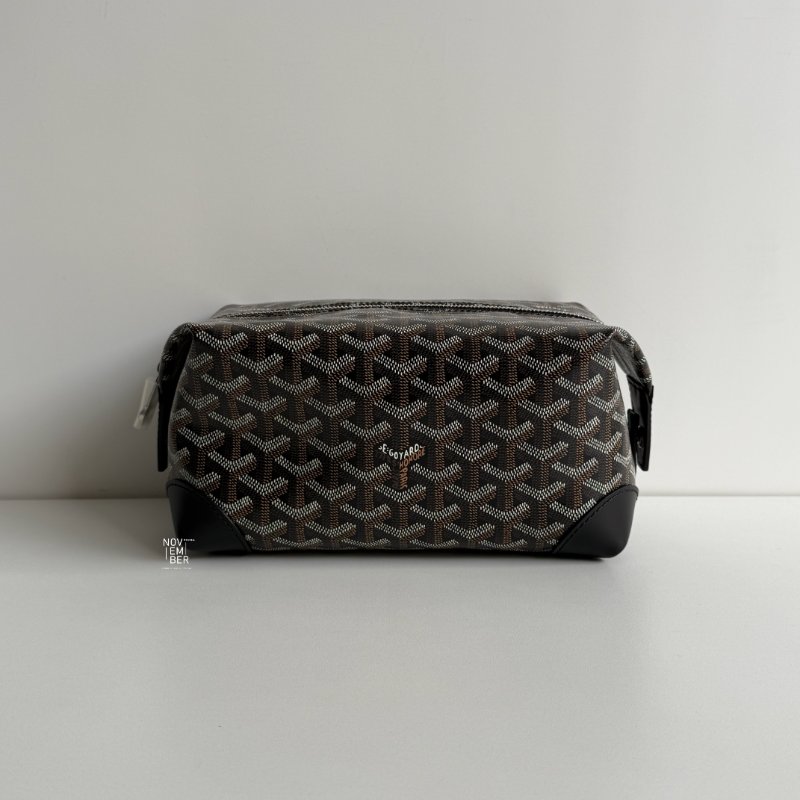 全新有購證🙌🏻 Goyard 戈雅 Bowling 25 Toiletry Bag 飯盒包 洗漱包 黑色-7