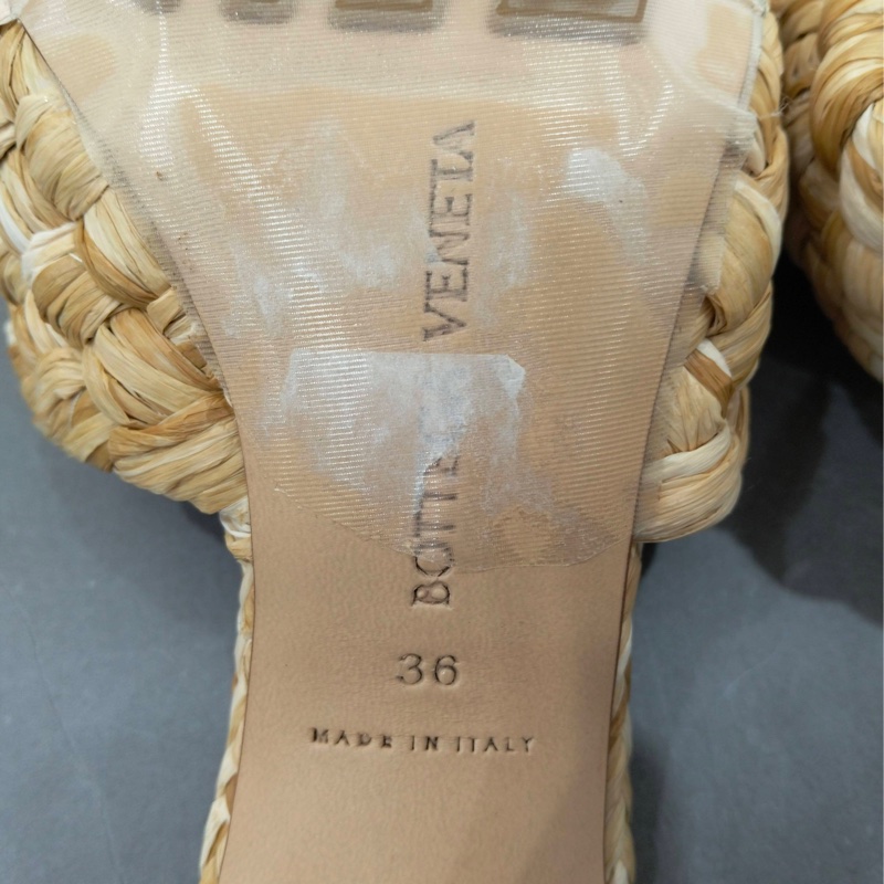 99新 BOTTEGA VENETA葆蝶家  高跟拖鞋  36碼  無附件-7