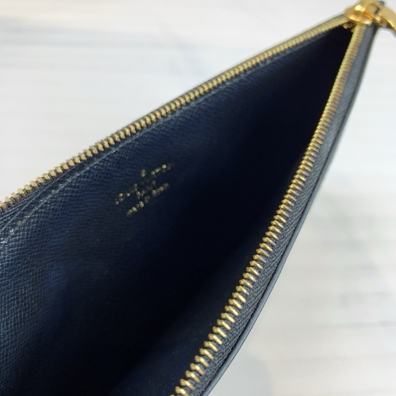 路易威登/Louis Vuitton Slim Purse Monogram Reverse 塗層帆布和牛皮革 20 x 11 x 0.5-6