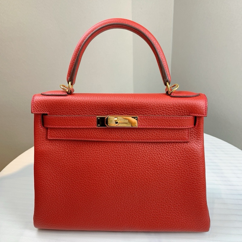 愛馬仕/Hermes 紅色Kelly 28*11*22-2