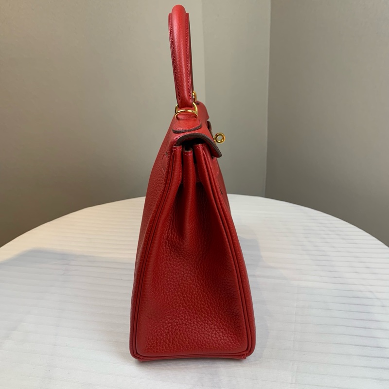 愛馬仕/Hermes 紅色Kelly 28*11*22-5