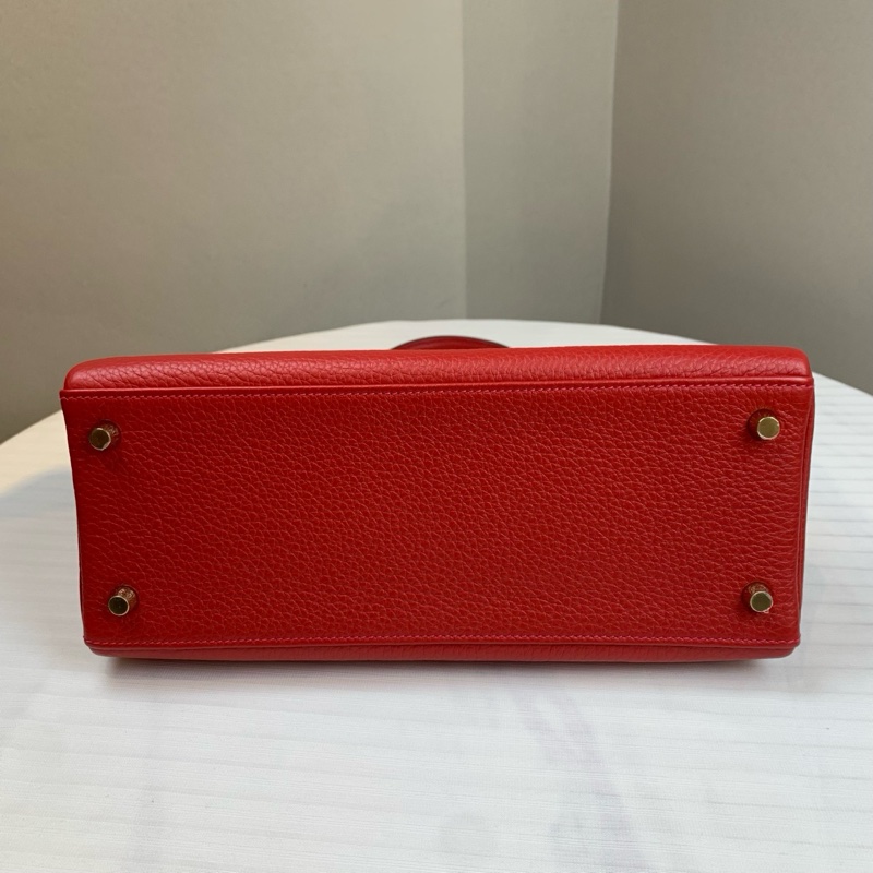 愛馬仕/Hermes 紅色Kelly 28*11*22-7
