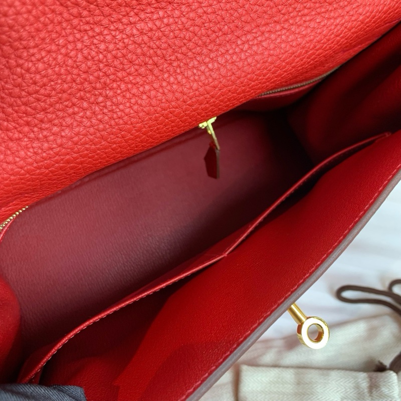 愛馬仕/Hermes 紅色Kelly 28*11*22-8