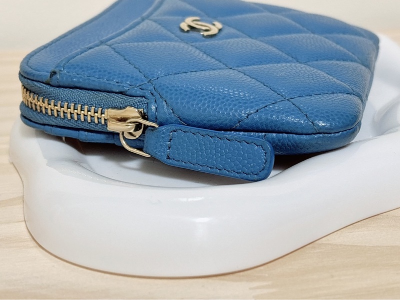 Chanel 莫蘭迪藍吐司包-4