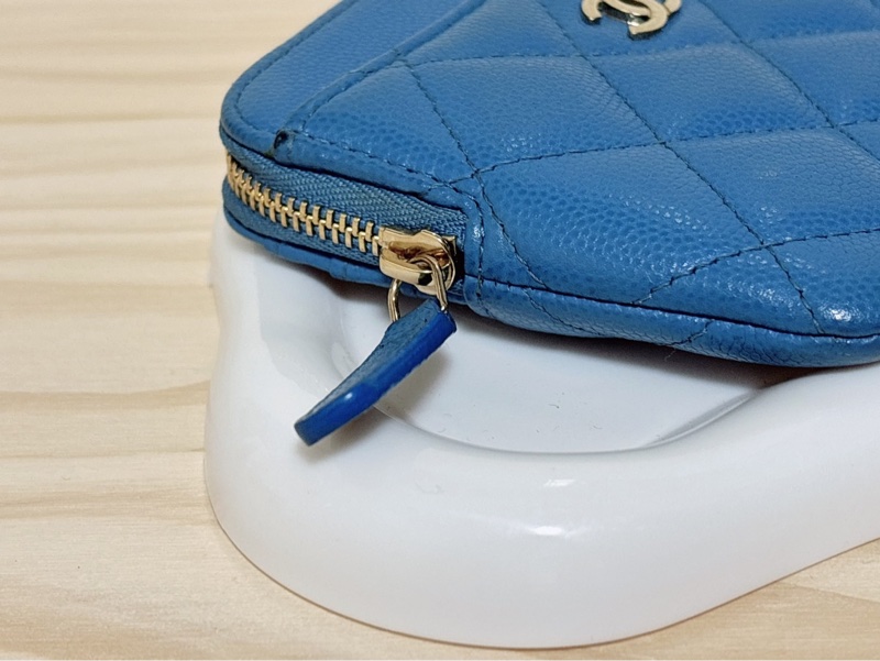 Chanel 莫蘭迪藍吐司包-10