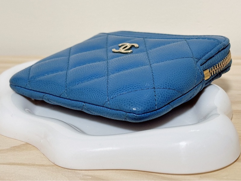 Chanel 莫蘭迪藍吐司包-11