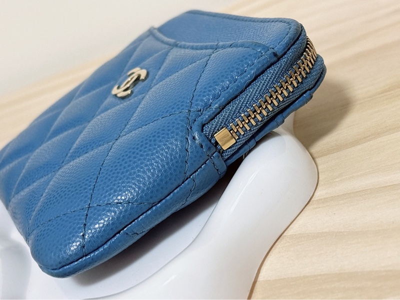 Chanel 莫蘭迪藍吐司包-13
