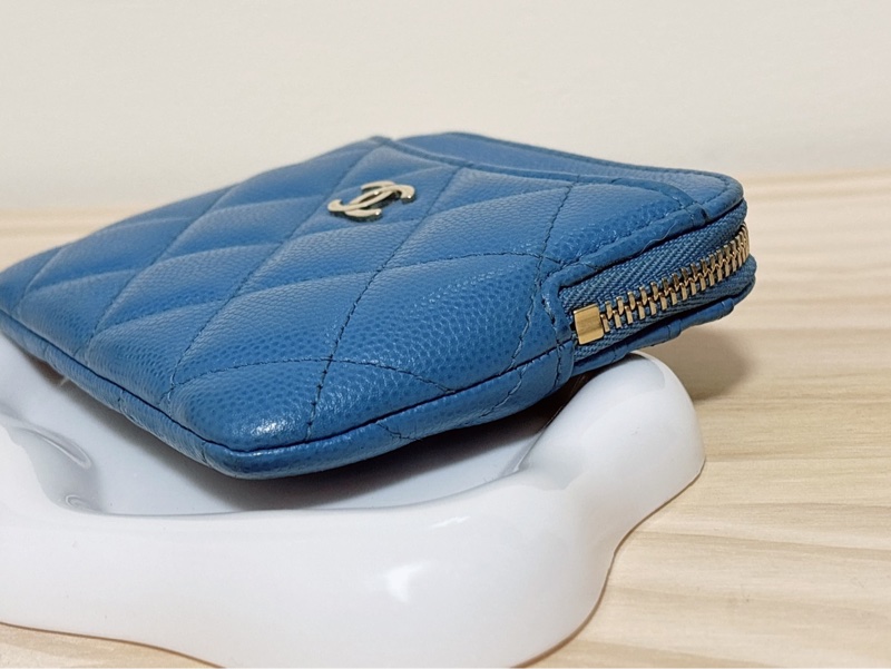 Chanel 莫蘭迪藍吐司包-14
