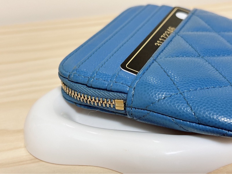 Chanel 莫蘭迪藍吐司包-15