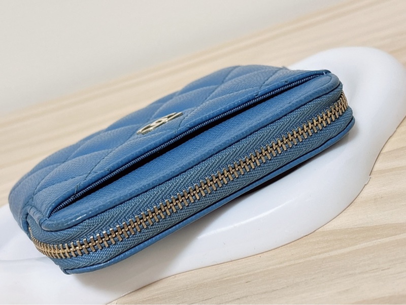 Chanel 莫蘭迪藍吐司包-25