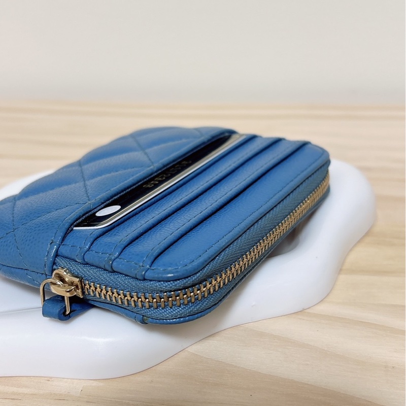 Chanel 莫蘭迪藍吐司包-27