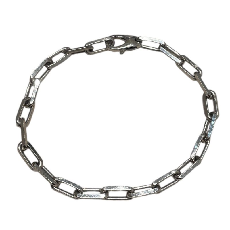 CARTIER 卡地亞 SANTOS 手鍊 K18WG 19cm-0