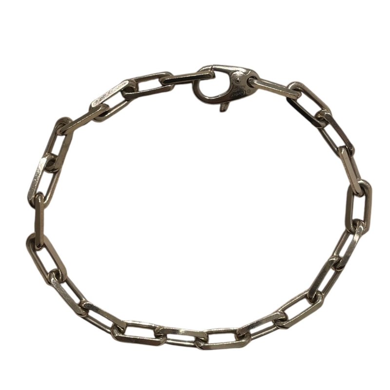 CARTIER 卡地亞 SANTOS 手鍊 K18WG 19cm-1