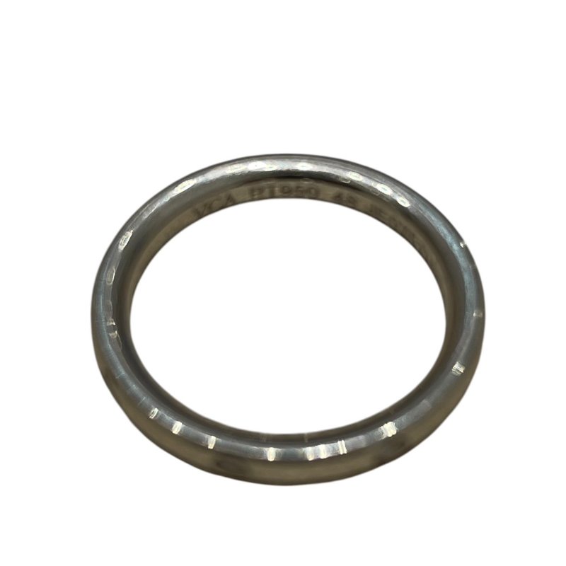 VAN CLEEF&ARPELS 三鑽單圈戒指 K18WG #48-6