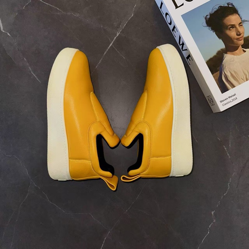 CELINE 賽琳 厚底黃色平跟鞋 36 🈚附件-1