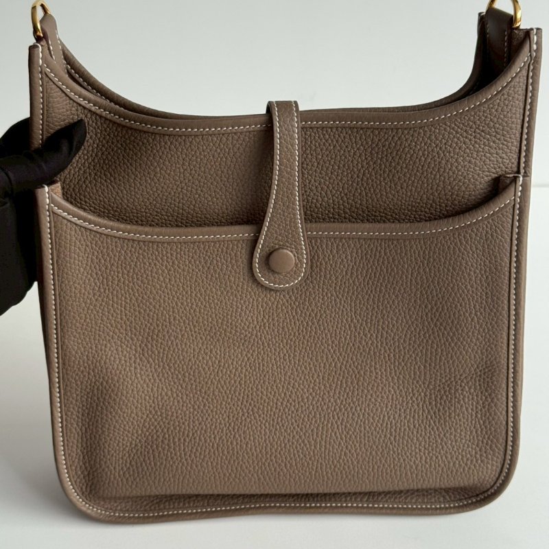 99新🆕 全配有購證🙌🏻 Hermès 愛馬仕 Evelyne 29 大象灰金釦-8