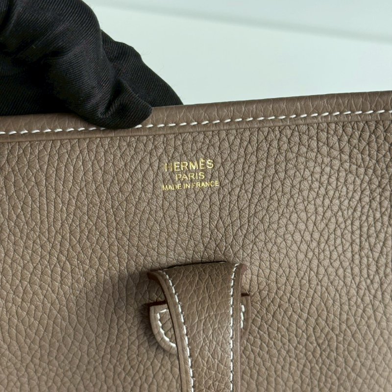 99新🆕 全配有購證🙌🏻 Hermès 愛馬仕 Evelyne 29 大象灰金釦-10