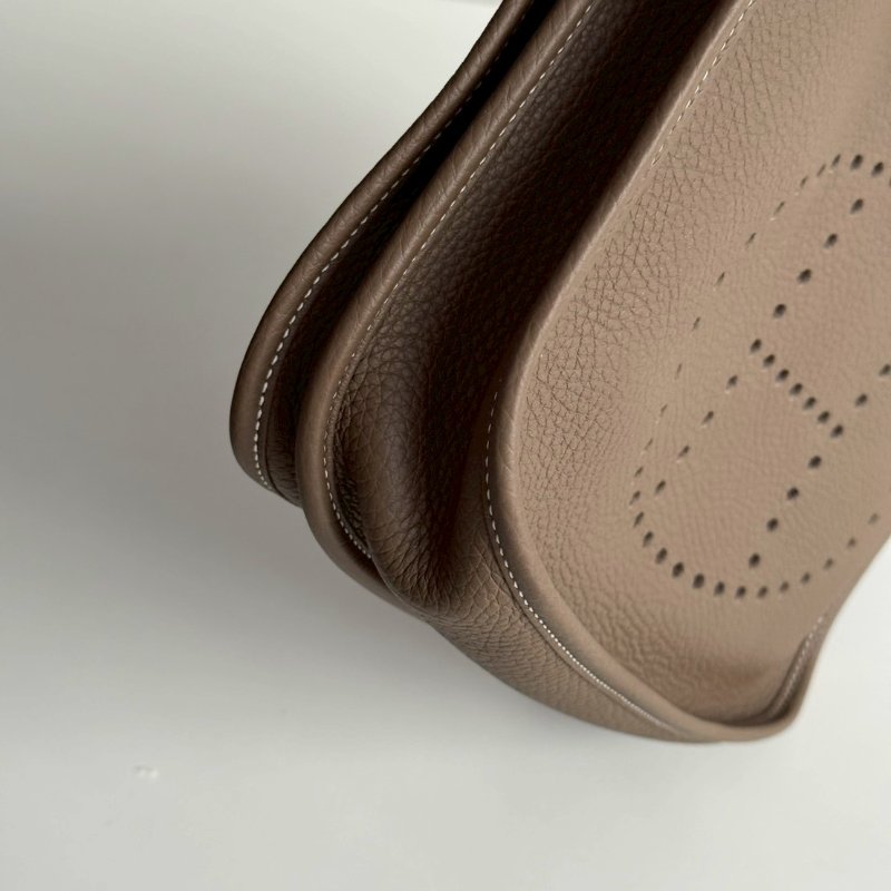 99新🆕 全配有購證🙌🏻 Hermès 愛馬仕 Evelyne 29 大象灰金釦-12