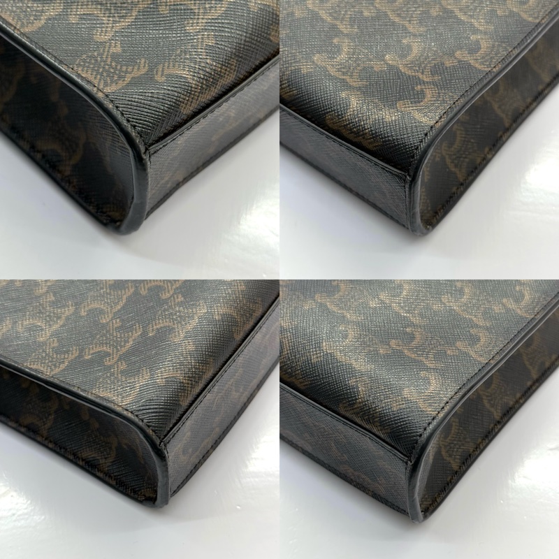 CELINE  賽琳 經典老花TRIOMPHE MINI CABAS VERTICAL 手提斜背2WAY包-3