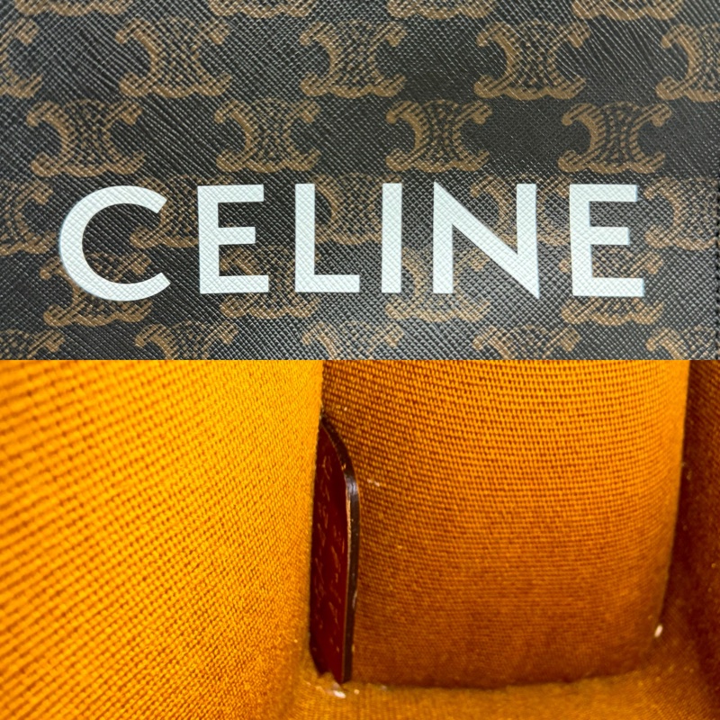 CELINE  賽琳 經典老花TRIOMPHE MINI CABAS VERTICAL 手提斜背2WAY包-6