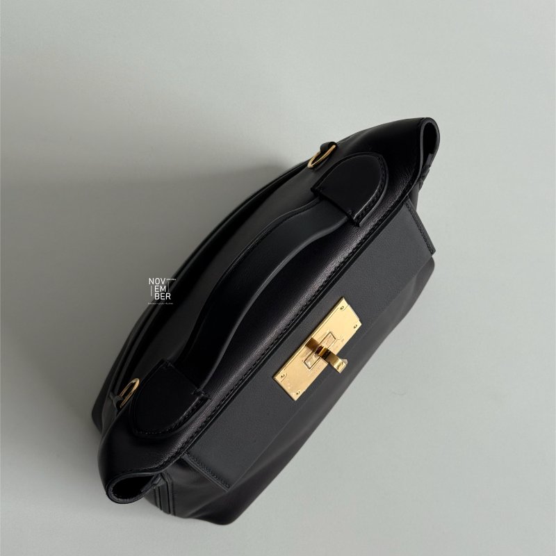 99新🆕 有購證🙌🏻 Hermès 愛馬仕 2424 mini 黑色金釦-3