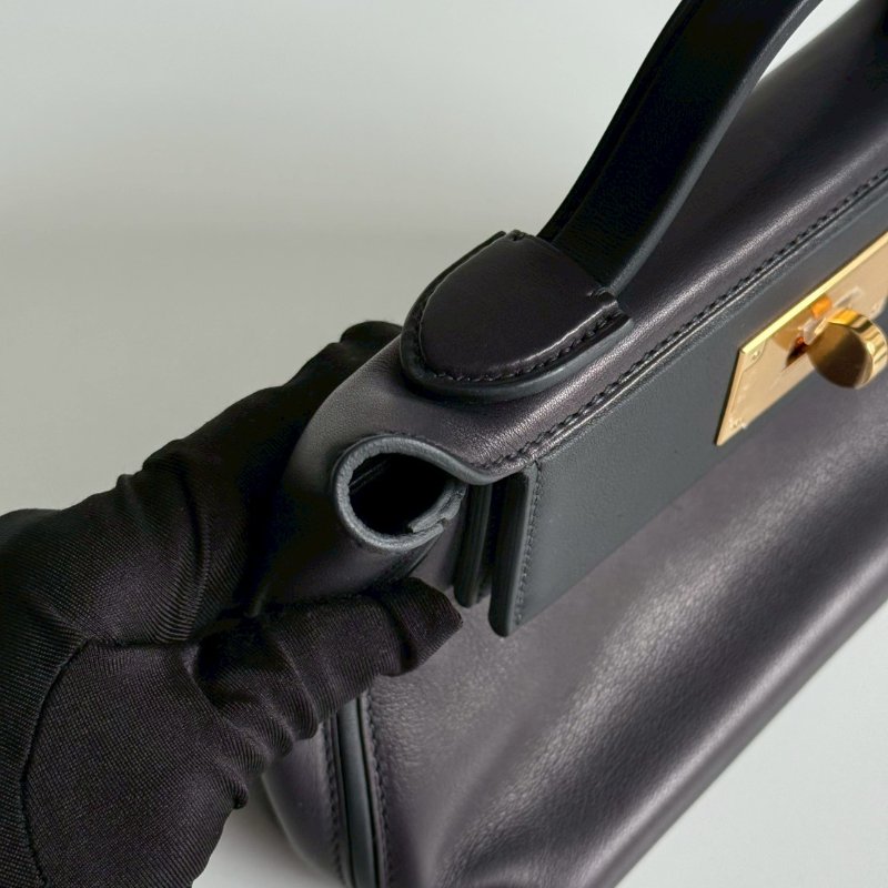 99新🆕 有購證🙌🏻 Hermès 愛馬仕 2424 mini 黑色金釦-12