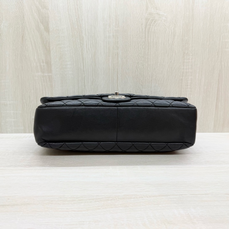 CHANEL🖤限定款黑色菱格紋雨衣兩用鏈包A48556-4