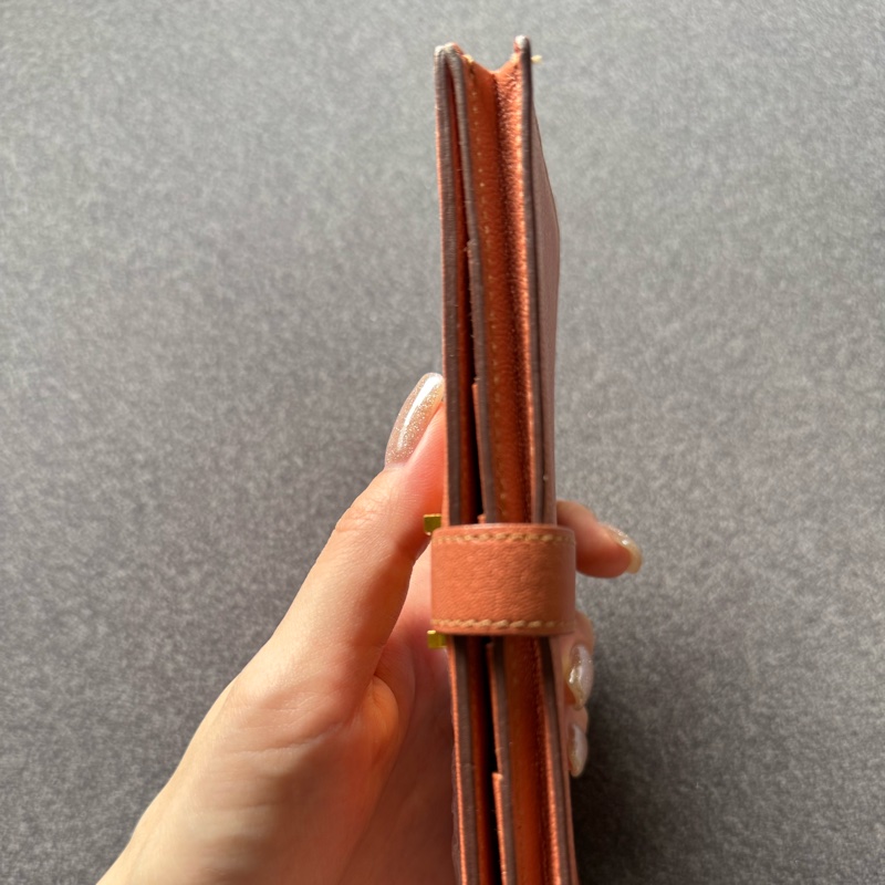 自用划算 Hermès Bearn H 長夾｜溫柔粉色金扣｜經典 H 釦長夾-3