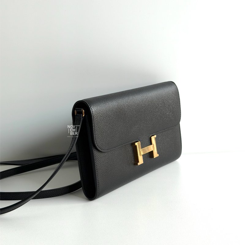 99新🆕 Hermès 愛馬仕 Constance To Go 黑色金釦-1