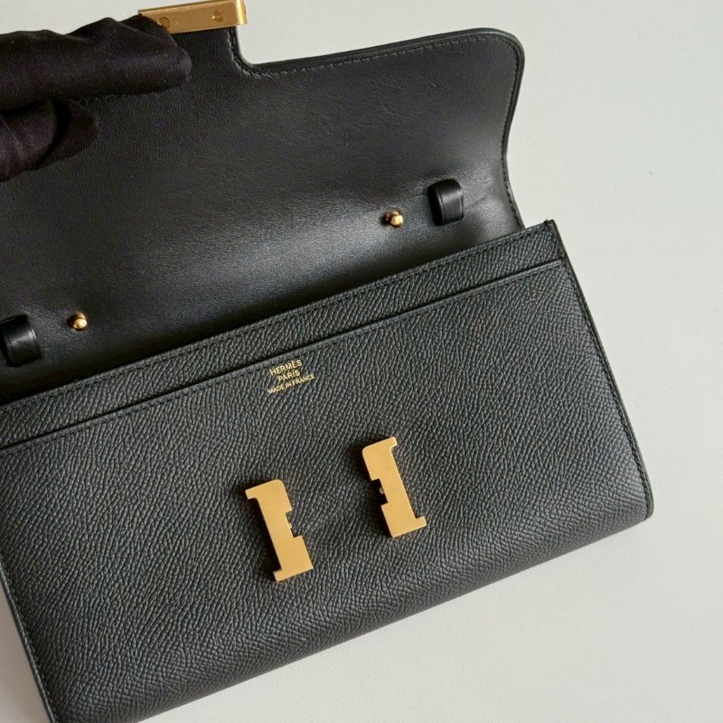 99新🆕 Hermès 愛馬仕 Constance To Go 黑色金釦-12