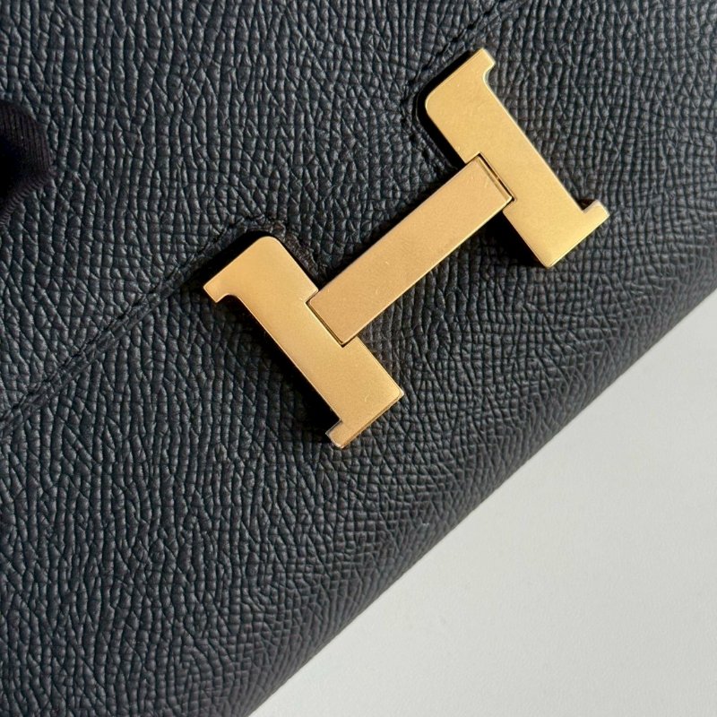 99新🆕 Hermès 愛馬仕 Constance To Go 黑色金釦-14