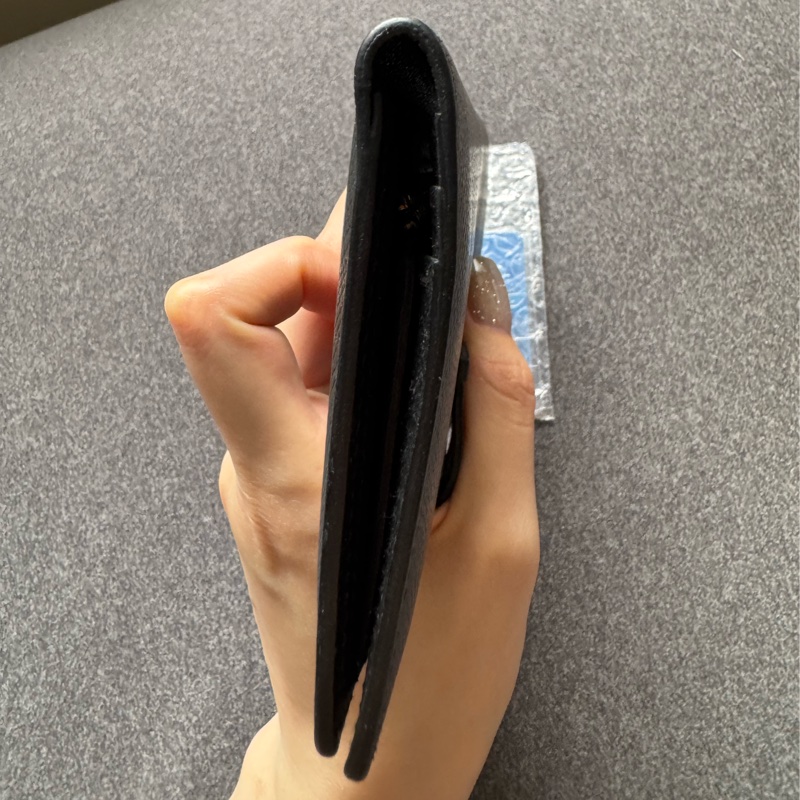 自用划算！Hermès Bearn H 長夾｜黑色金扣｜經典 H 釦長夾-6