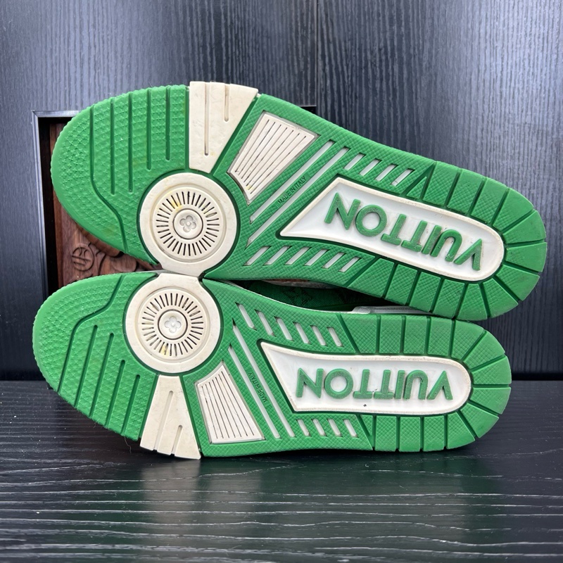 Louis Vuitton路易威登trainer 白綠牛仔 39碼-8