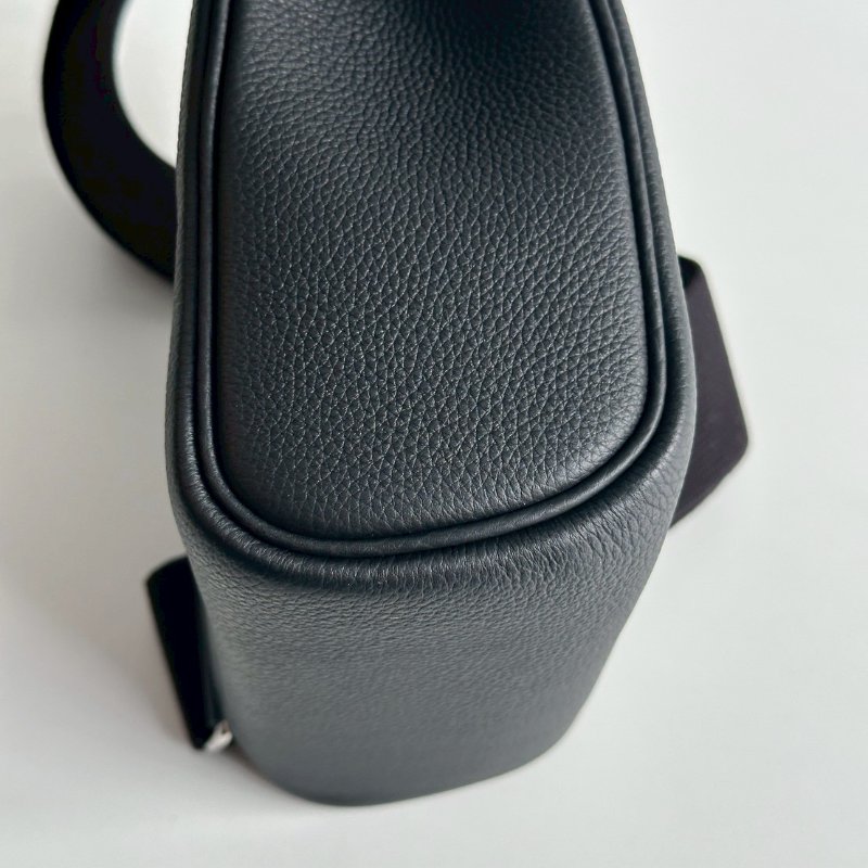 99新🆕 全配有購證🙌🏻 Hermès 愛馬仕 Hac A Dos 黑色銀釦-7