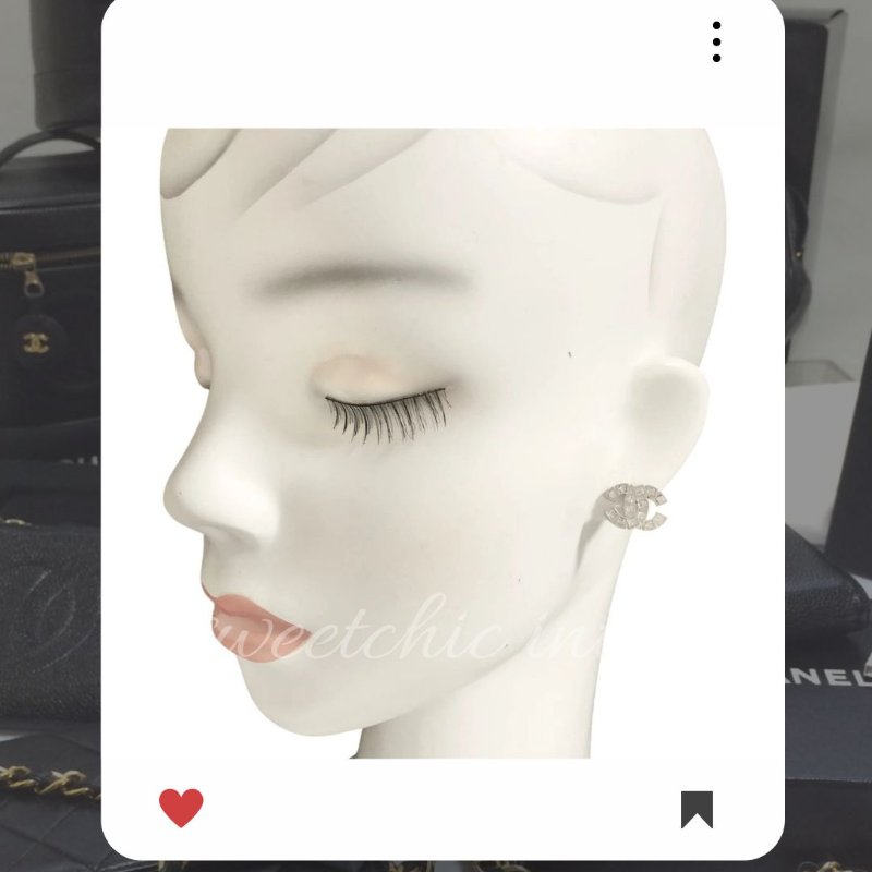 🛍️🎁 26 🔥 3月新品上架 💘 香奈兒 Chanel 方形寶石耳環🔥 香奈兒熱賣款 香奈兒經典款 耳環 CHANEL EARRING-4