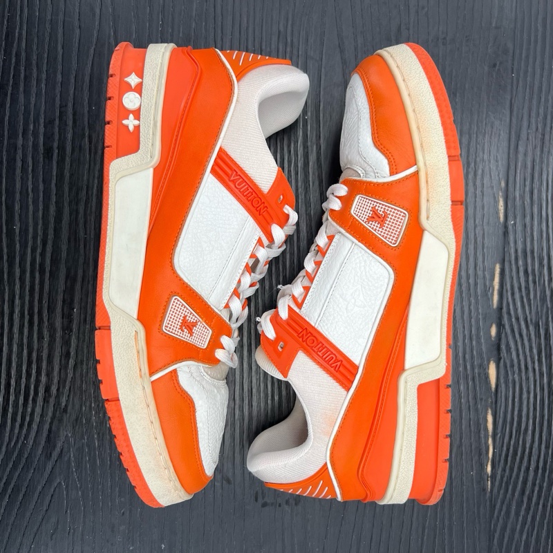 Louis Vuitton路易威登 trainer 白橙 41碼-6