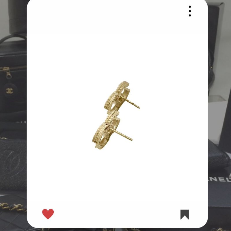 🛍️🎁 26 🔥 3月新品上架 💘罕有 香奈兒 Chanel 簡約金色鏈條耳環🔥 香奈兒熱賣款 香奈兒經典款 耳環 CHANEL EARRING-6