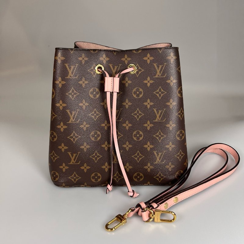 LV M44022  經典Neonoe系列老花粉水桶包MM-0