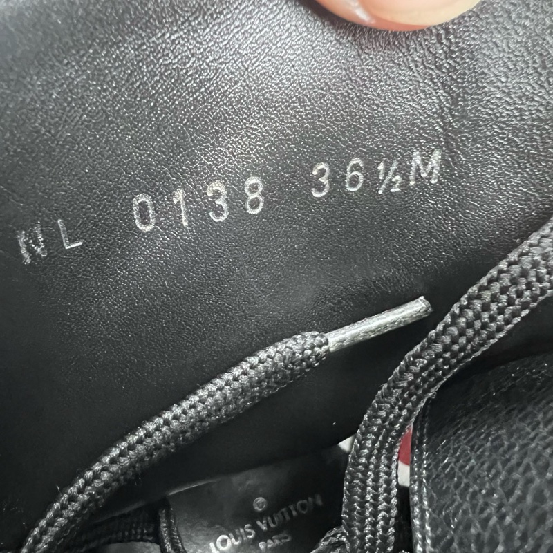 Louis Vuitton路易威登 黑色 老花綁帶短靴 36.5 碼-7