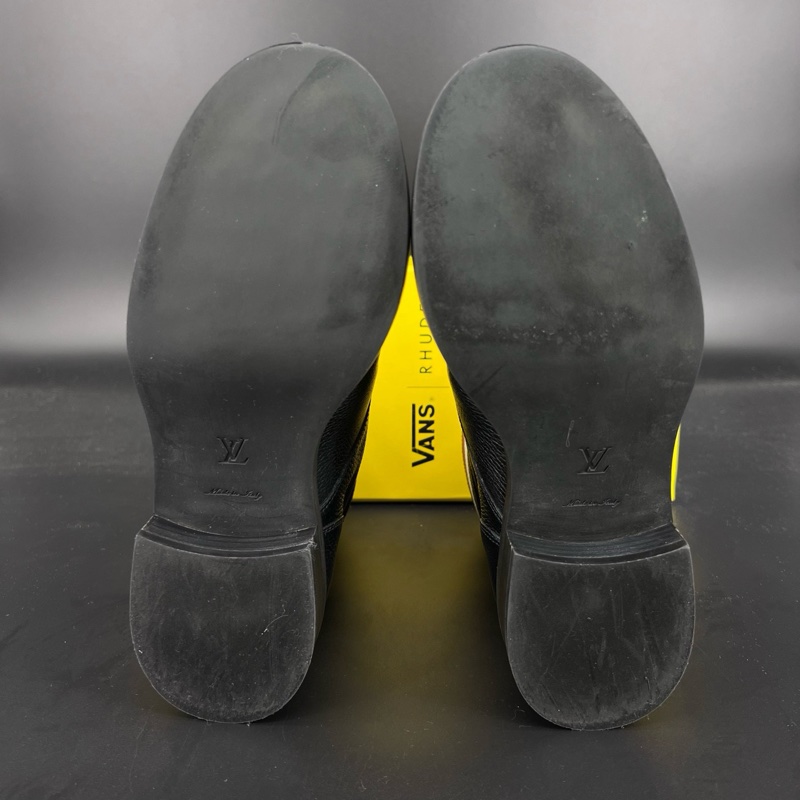 Louis Vuitton路易威登 黑色 老花綁帶短靴 36.5 碼-8