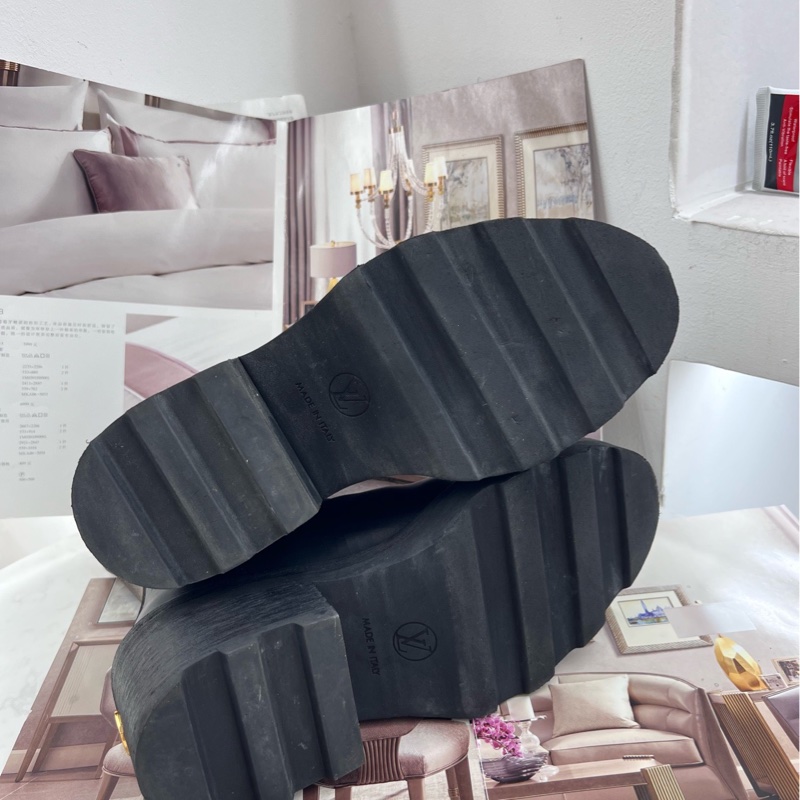 97新 Louis Vuitton路易威登 切爾西 黑色 短靴 37碼-5