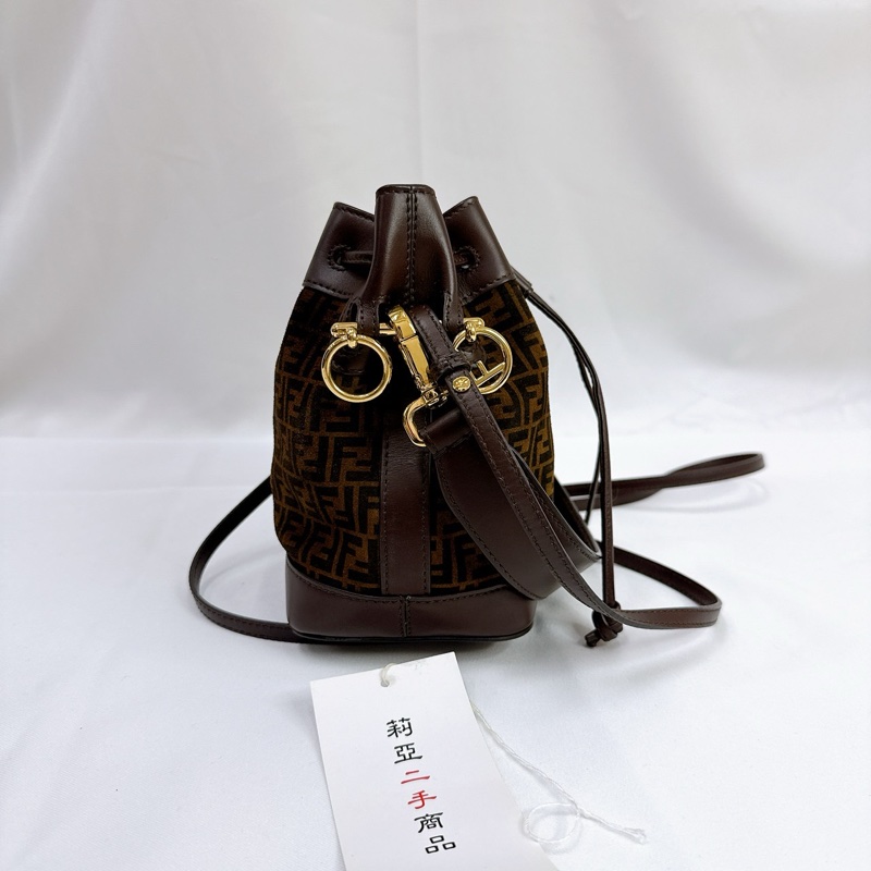 莉亞精品♡ FENDI mini 水桶包 二手-4