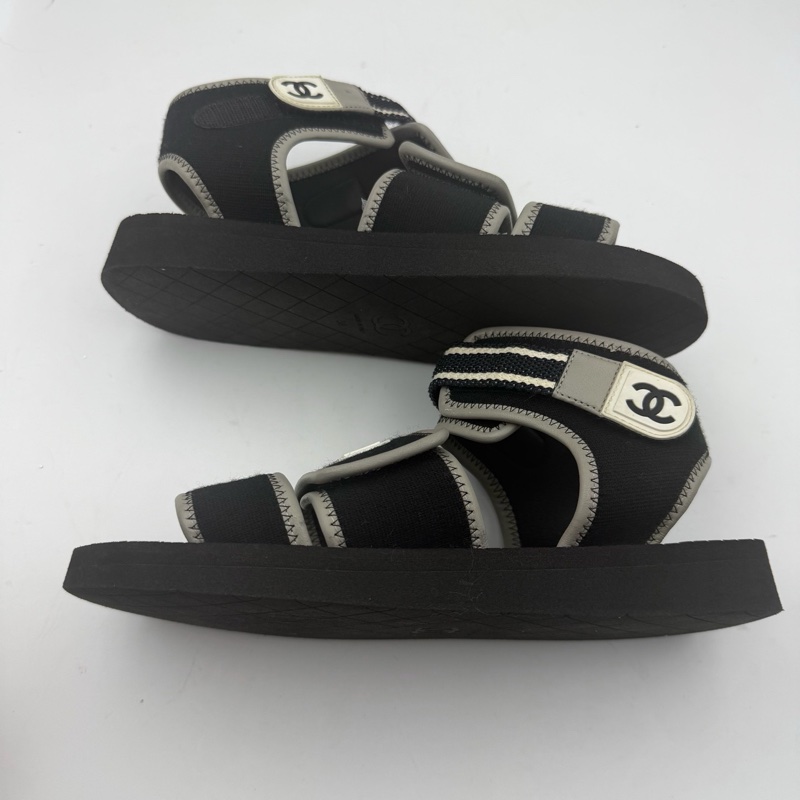 chanel香奈兒coco涼鞋98新 38碼-1